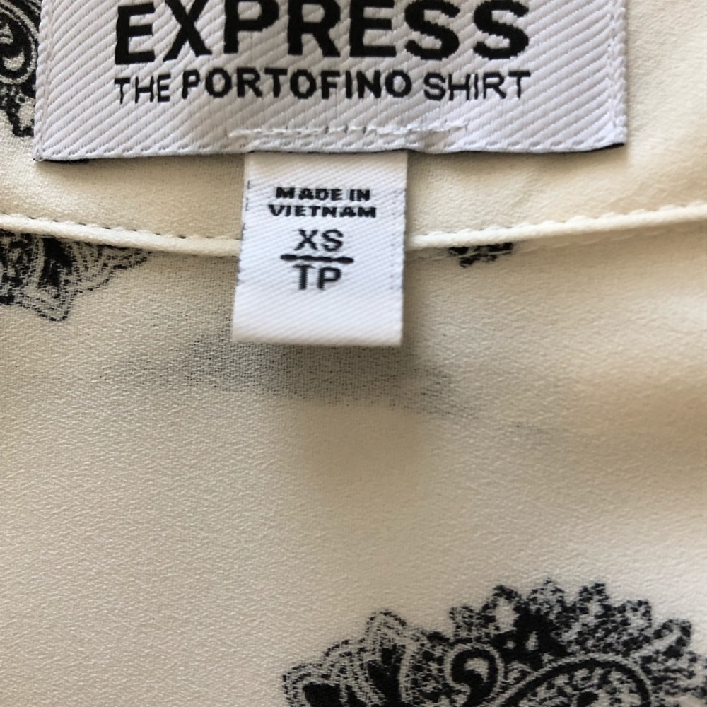 Express Original Fit Portofino Blouse - Picture 3 of 3
